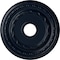 Ekena Millwork Dublin Ceiling Medallion (Canopies up to 5 1/8"), 17 7/8"OD x 3 5/8"ID x 1 1/4"P, Midnight Dream CM17DUMDF - alternate 1
